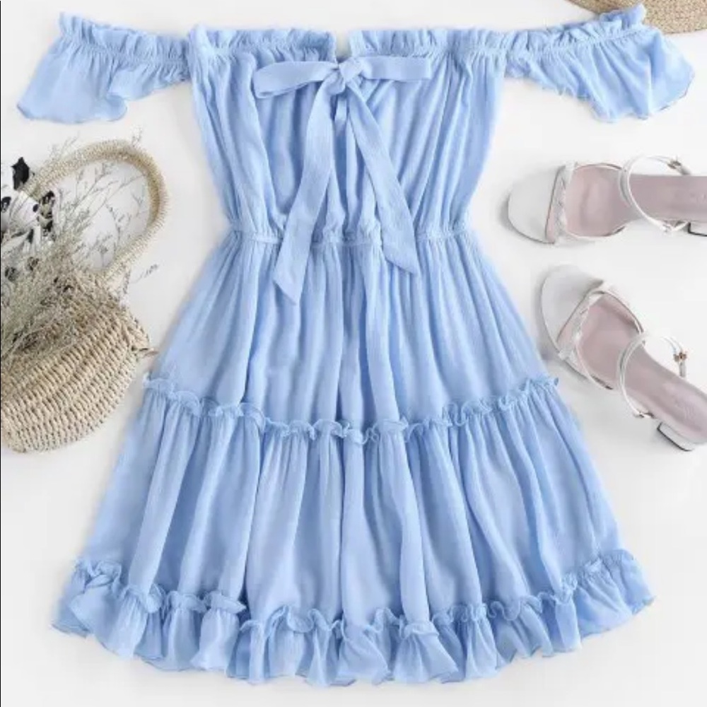 Off the shoulder sundress